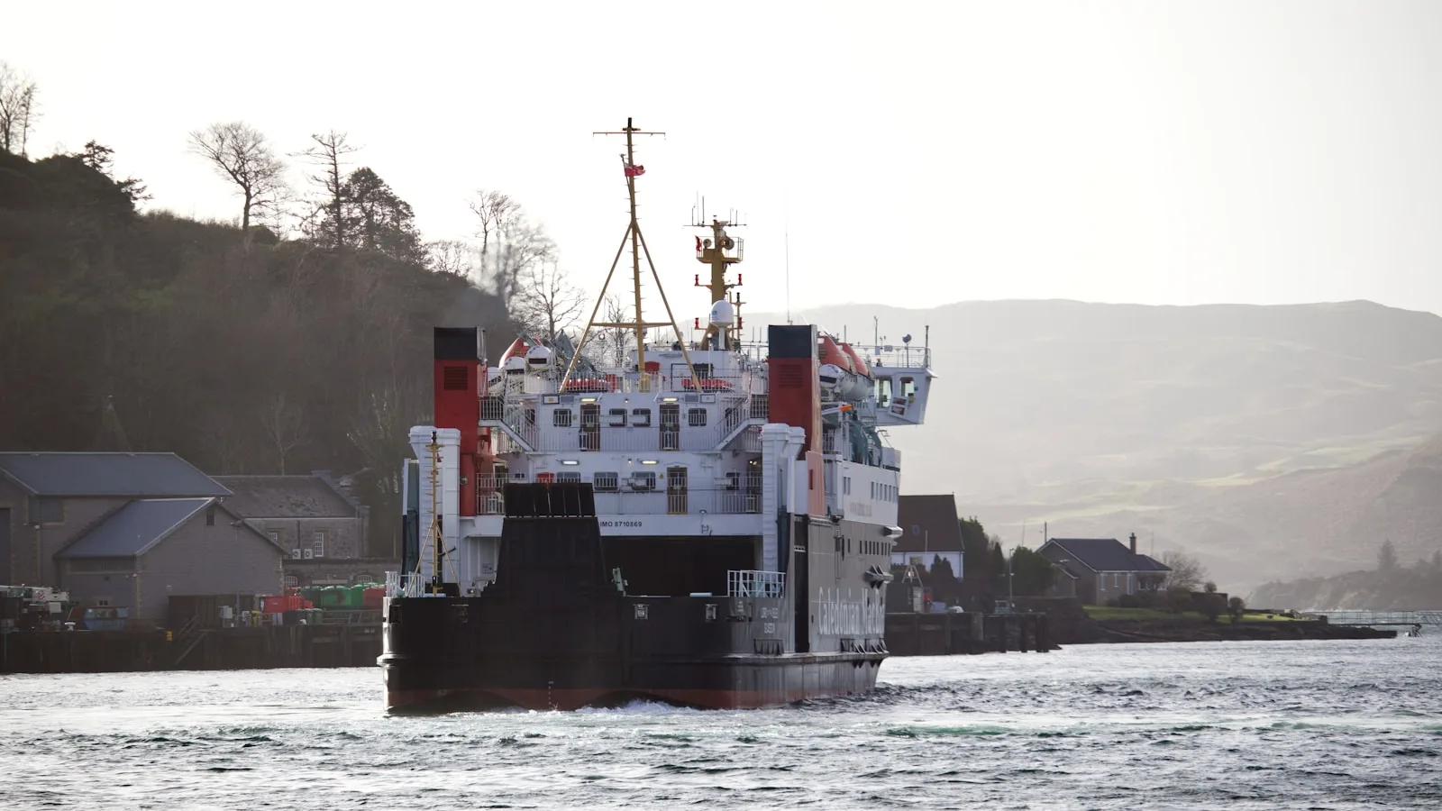 Le port et les ferries vers les îles Hébrides